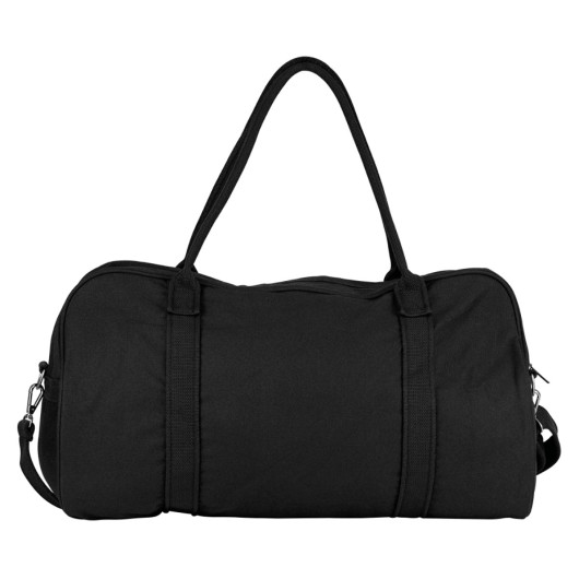 Recycled Canvas Duffle Bags Black Back